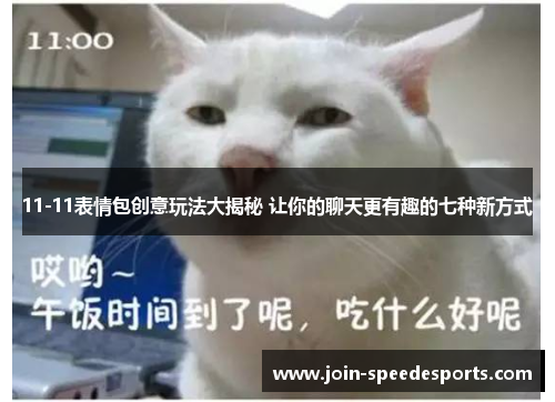 11-11表情包创意玩法大揭秘 让你的聊天更有趣的七种新方式